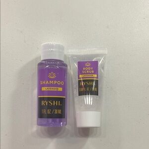 Ryshi Lavender Shampoo and Body Scrub Set